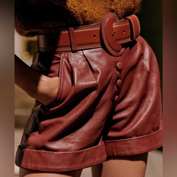 Sezane Cowhide Leather Jones Belt - Picture 10 of 11